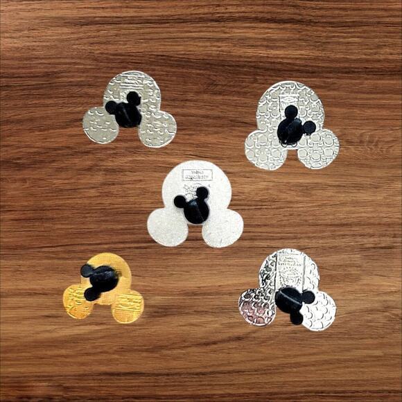 5 Mickey Head Epcot World Disney Parks Trading Pins, Plus 2 Bonus Pins - Picture 2 of 2